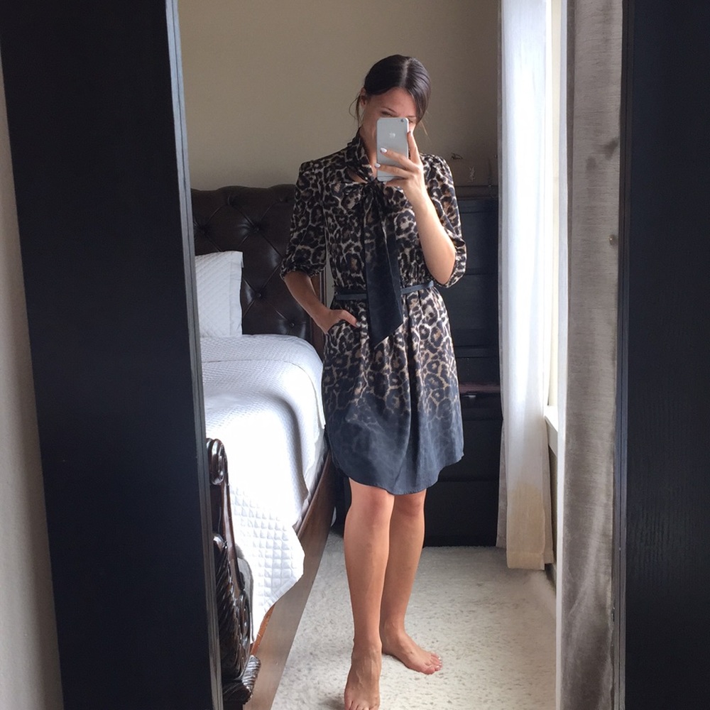 Vince Camuto. Leopard print dress - Picture 4 of 9